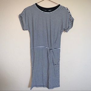 Art Class black and white stripe dress size L